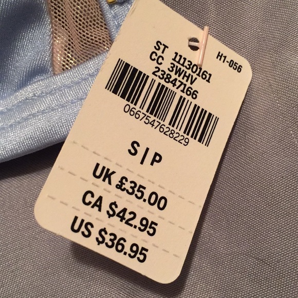 E10 Victoria Secret Pink Bikini Top XS light blue - Picture 7 of 7